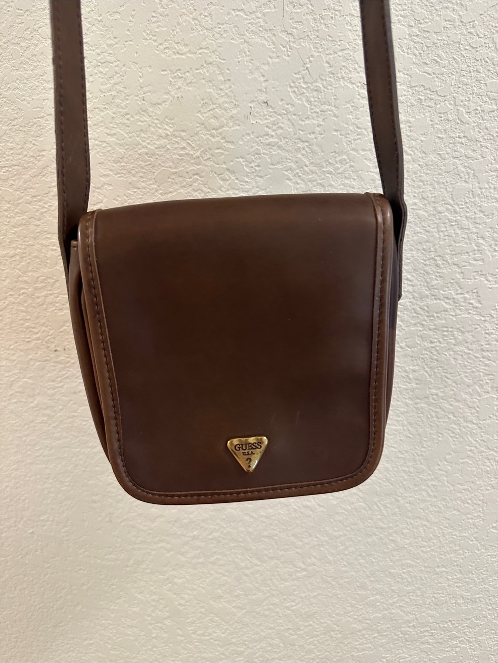 VINTAGE GUESS Brown Leather Iphone pro max fits